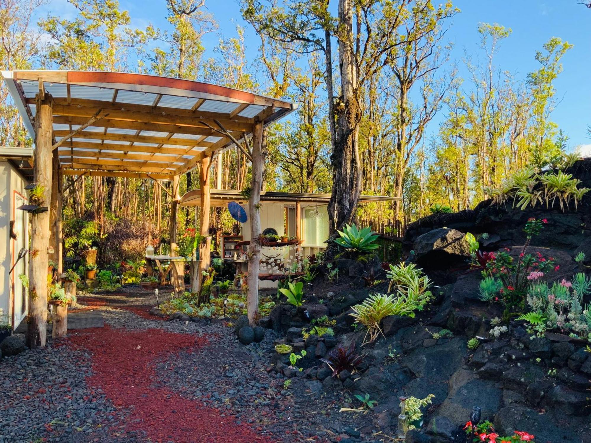 Exotic Garden Cottage At Amazing Volcano Fissure Mountain View Kültér fotó