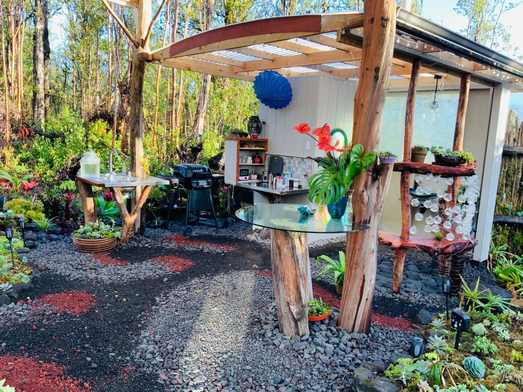 Exotic Garden Cottage At Amazing Volcano Fissure Mountain View Kültér fotó