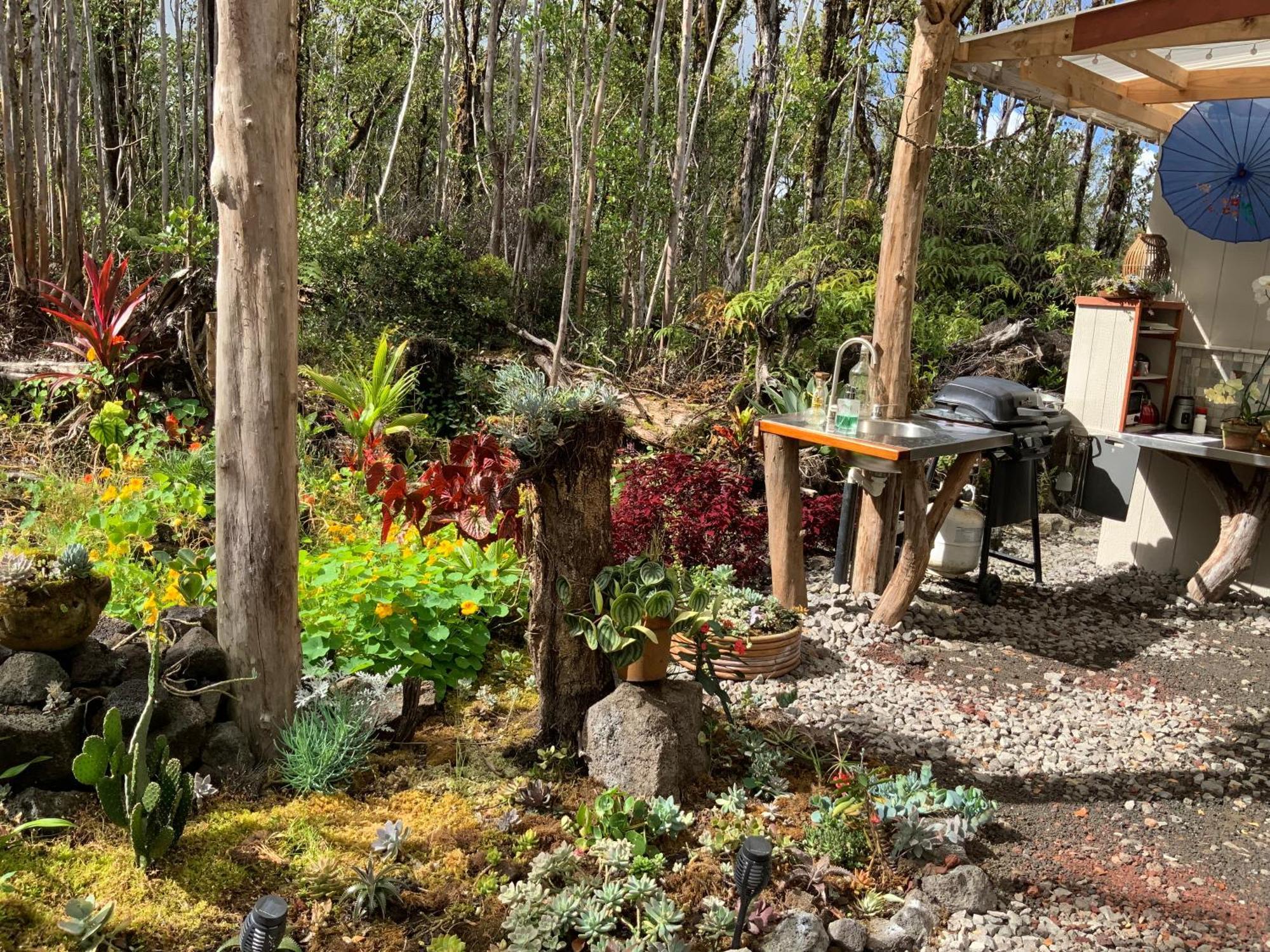 Exotic Garden Cottage At Amazing Volcano Fissure Mountain View Kültér fotó