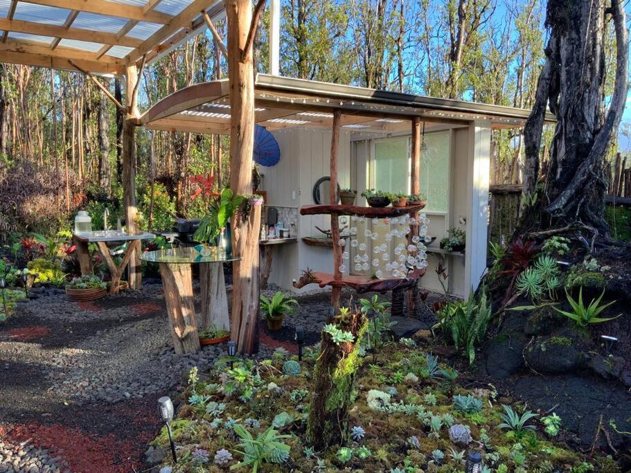 Exotic Garden Cottage At Amazing Volcano Fissure Mountain View Kültér fotó